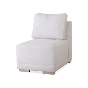 Poltrona Victoria Velvet Luxury Sand, Champaña