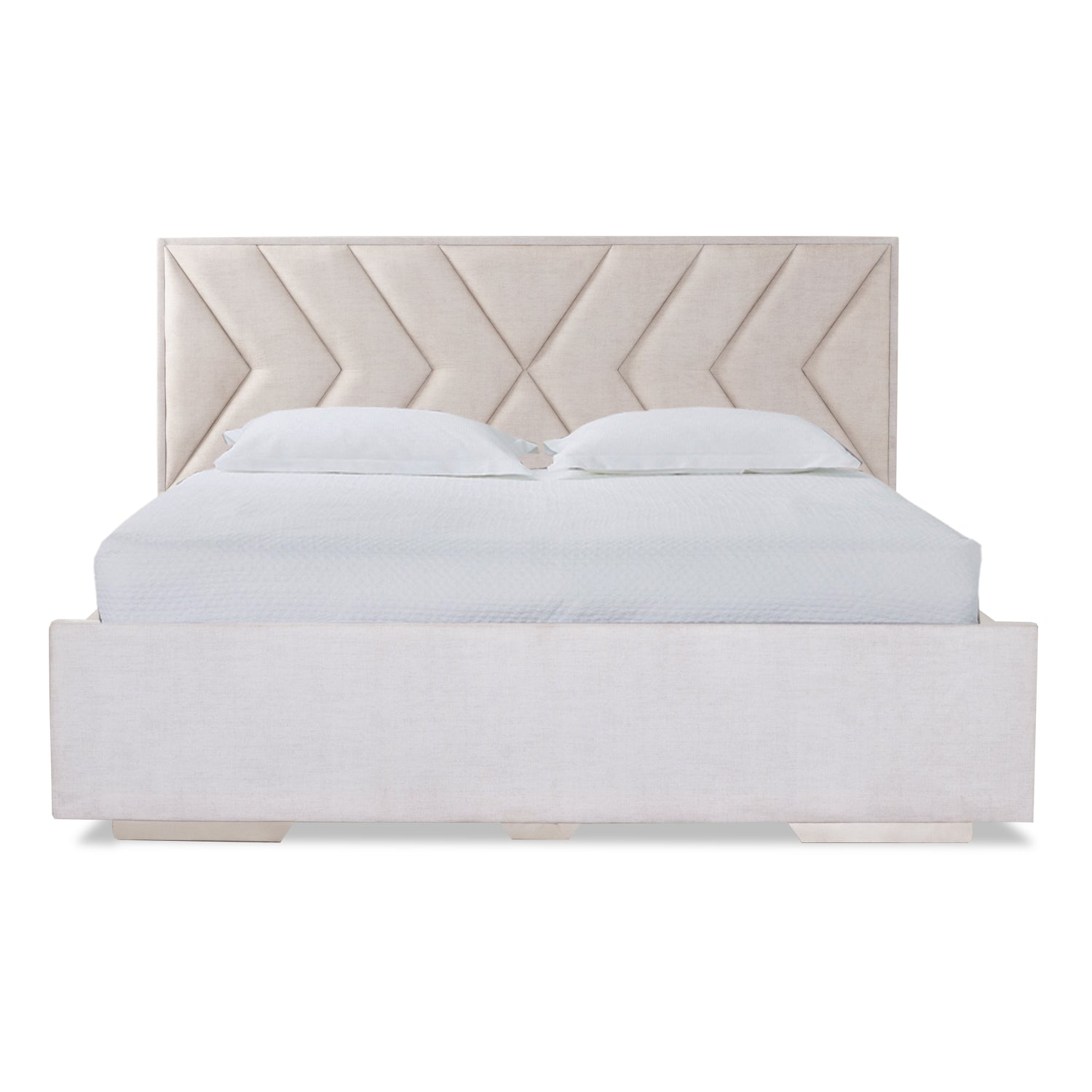 Cama King Vallarta Lino Marfil, Champaña