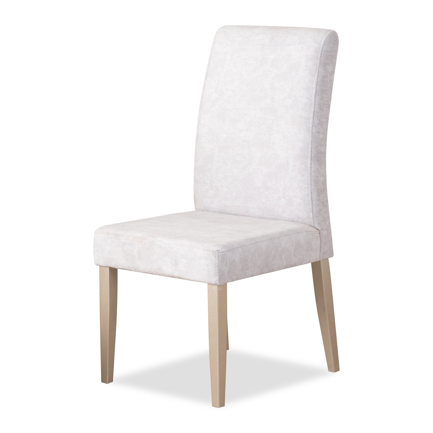 Comedor 6 Puestos Valencia Velvet Santorini Silver, Champaña