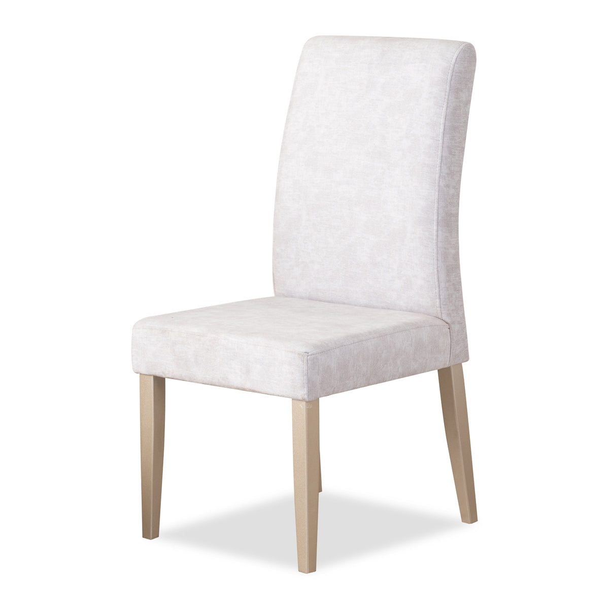 Comedor 6 Puestos Valencia Velvet Santorini Silver, Champaña