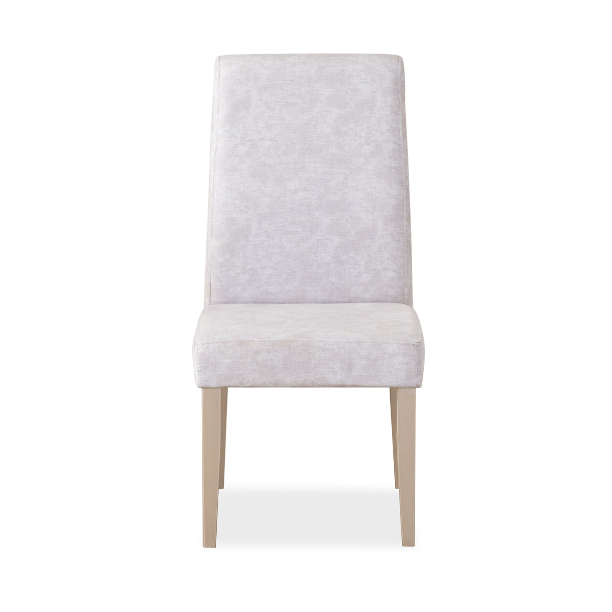 Comedor 6 Puestos Valencia Velvet Santorini Silver, Champaña