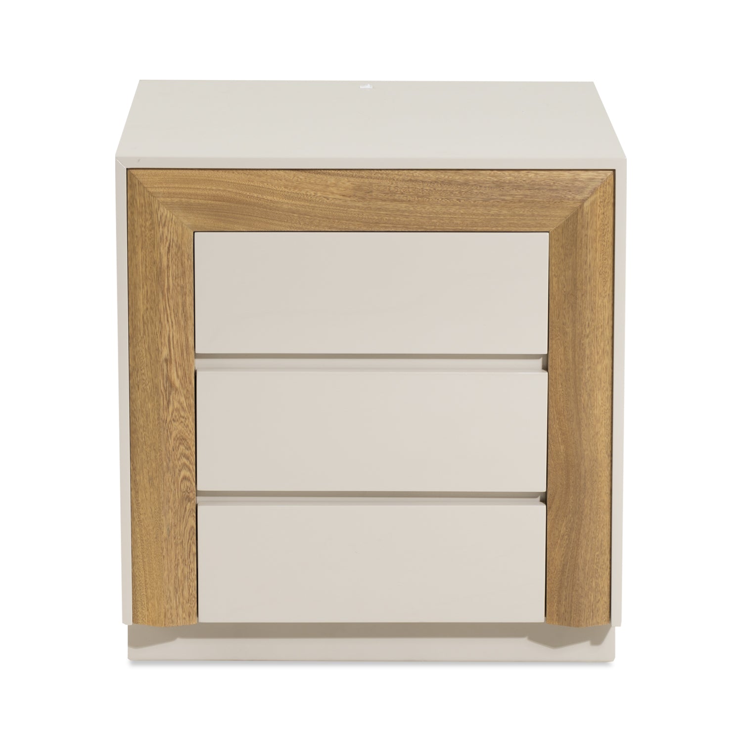 Mesa de Noche Barret Natural, Off White