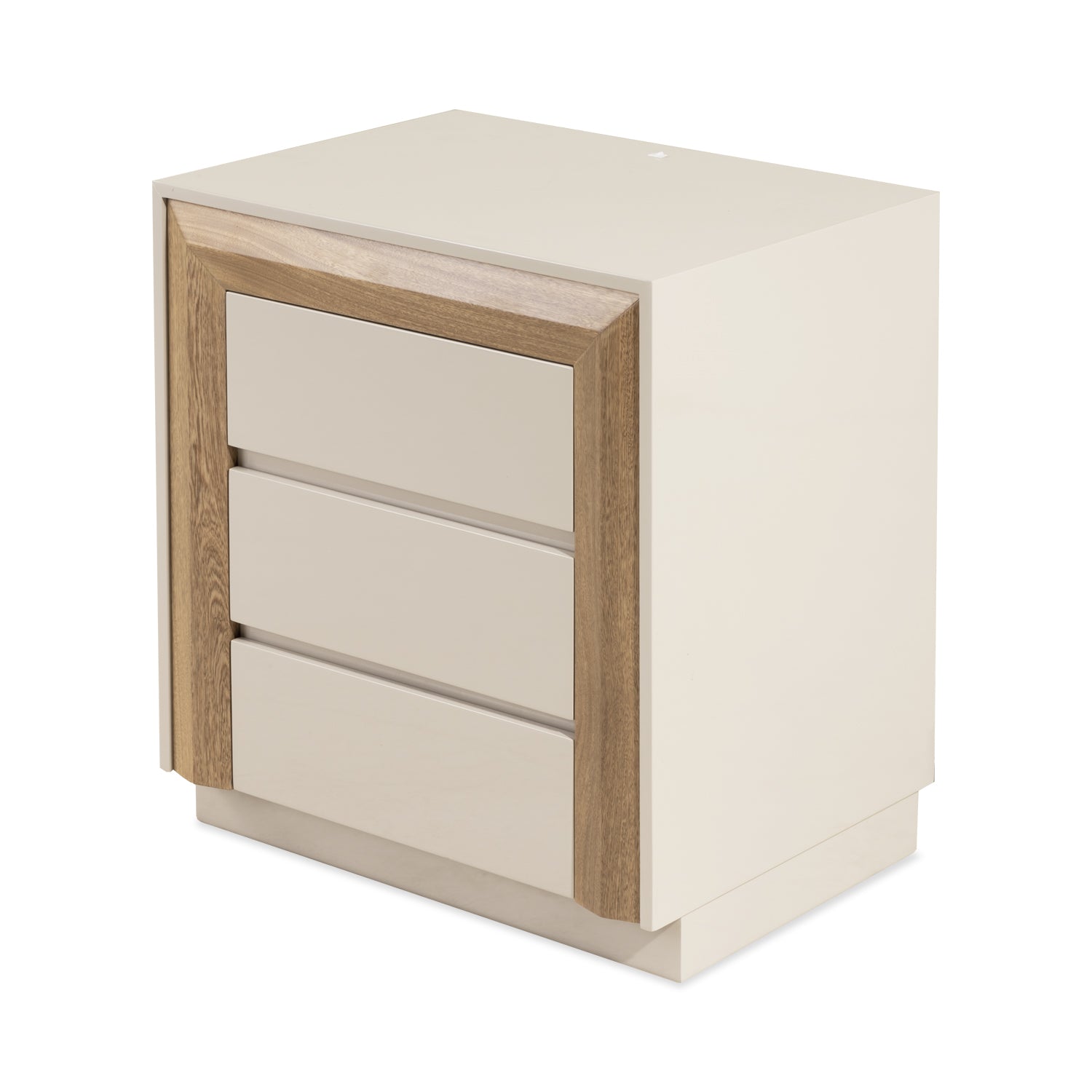 Mesa de Noche Barret Natural, Off White