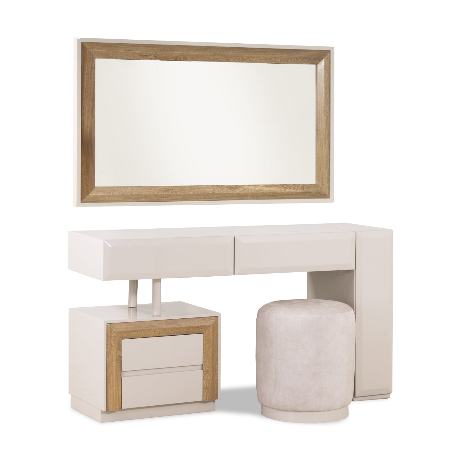 Tocador Barret Natural, Off White