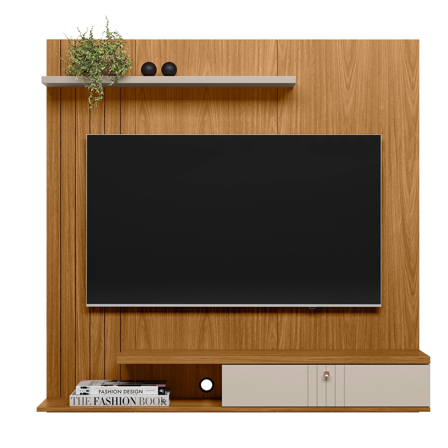Panel De Tv Vegas Natural, Off White 136X136