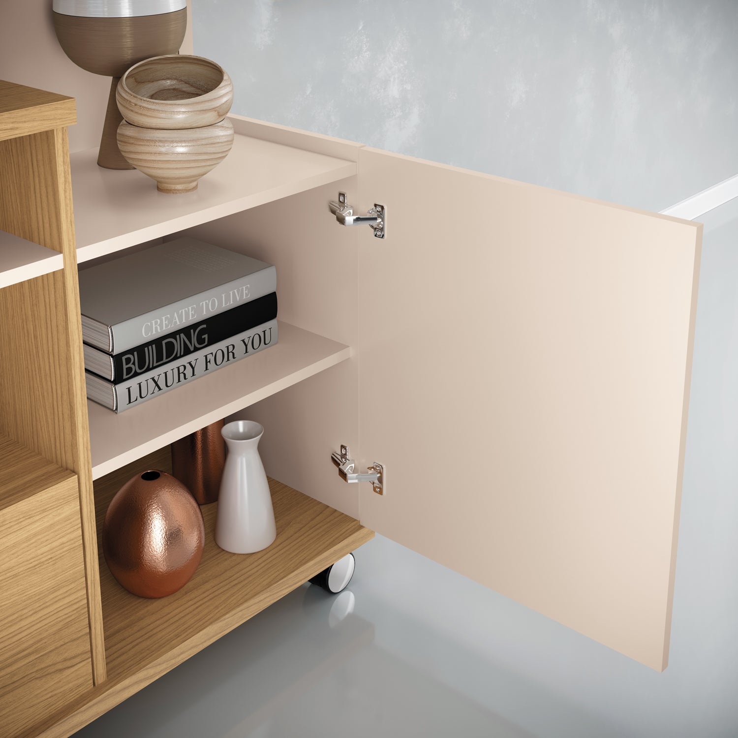 Centro de Entretenimiento Ren Natural, Off White 136X190