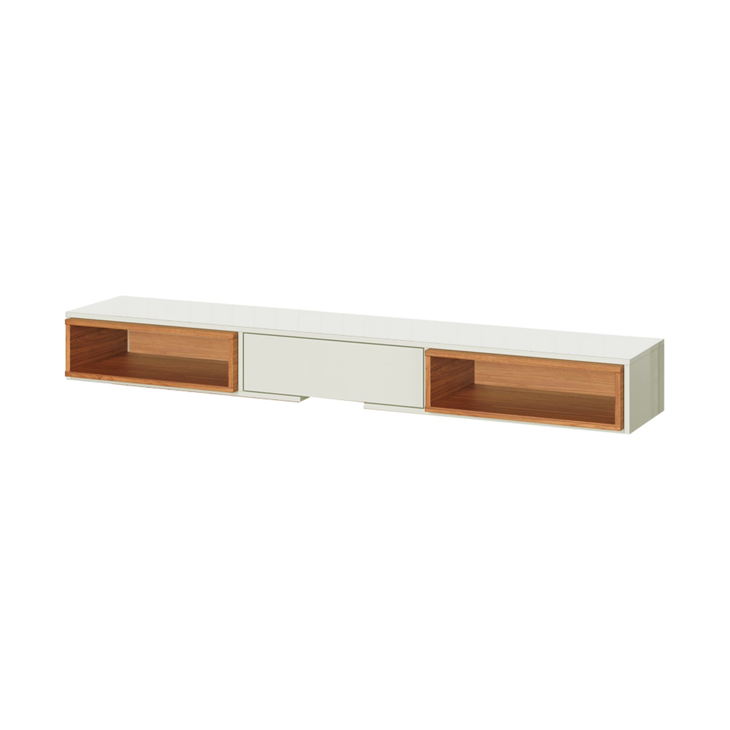Mueble Tv Flotante Icaro 175Cm Natural, Off White