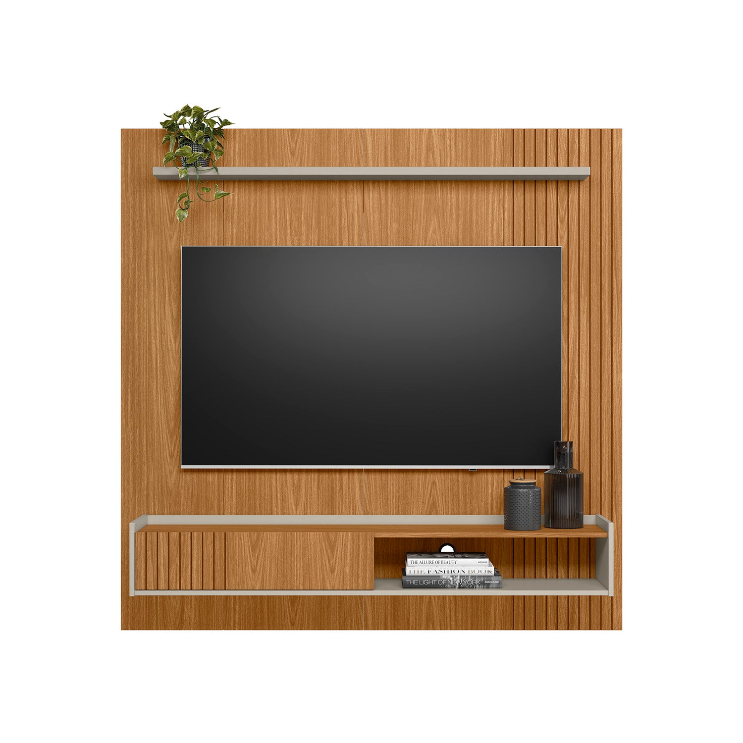 Panel De Tv Vera Natural, Off White 160X160