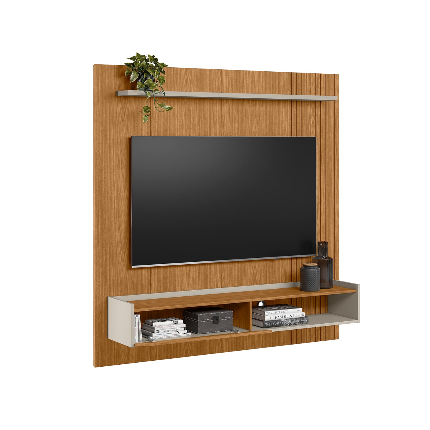 Panel De Tv Vera Natural, Off White 160X160