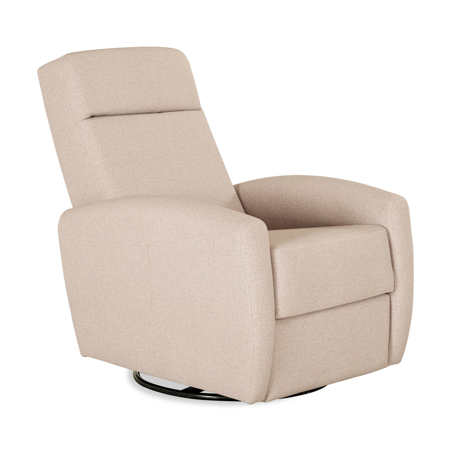 Sillón Reclinable Alaska Eurolino Bali Beige Mecedora Giratoria
