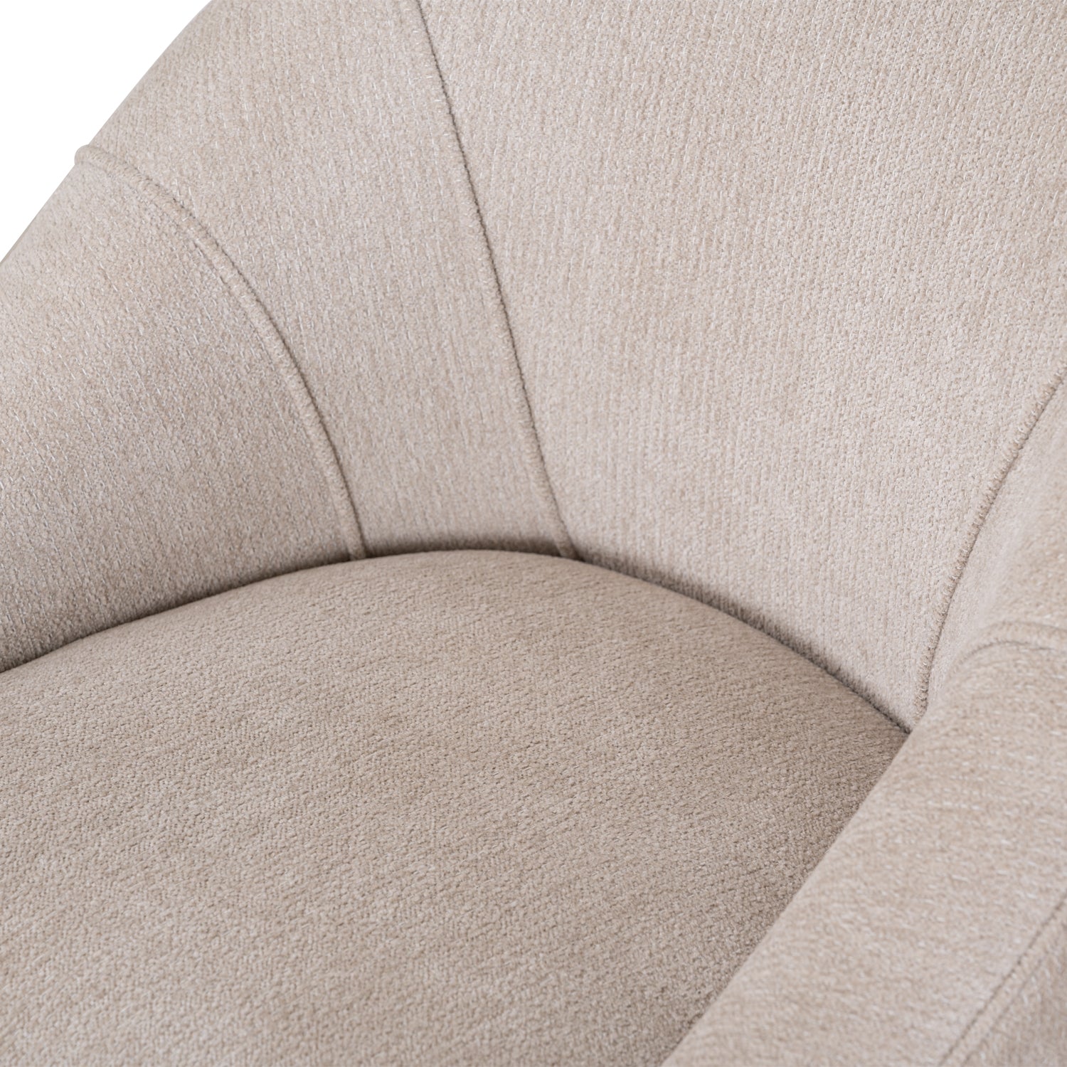 Poltrona Vivaldi Microfibra Dosier Taupe, Natural