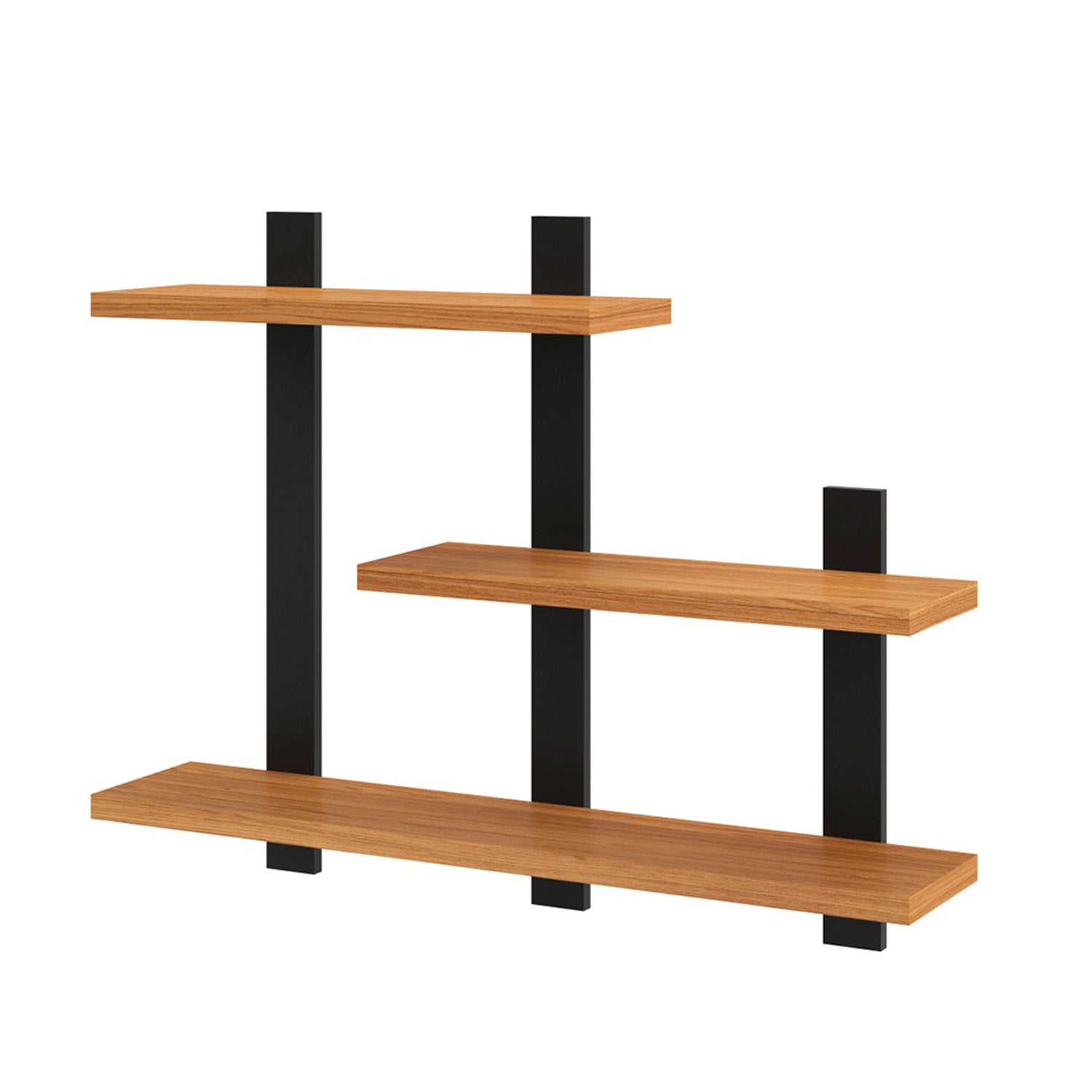 Repisa Pared Cox 89X70 Natural, Negro
