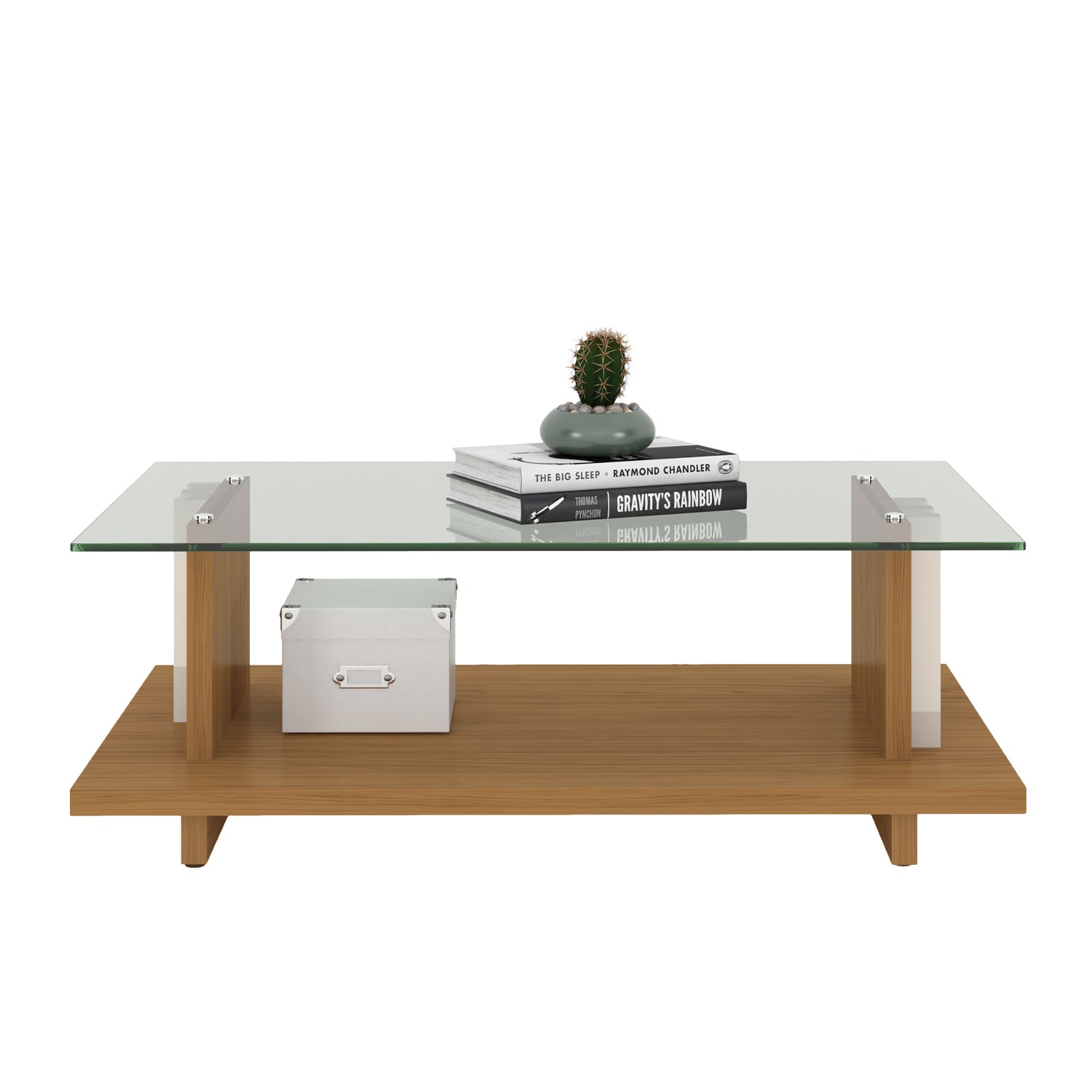 Mesa Centro Luka 90X60 Natural, Off White