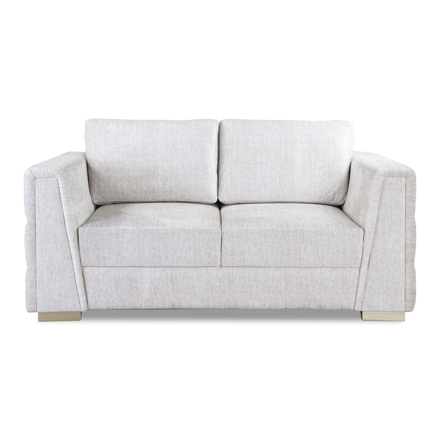 Sofá 2 Puestos Regency Velvet Marmol, Champaña