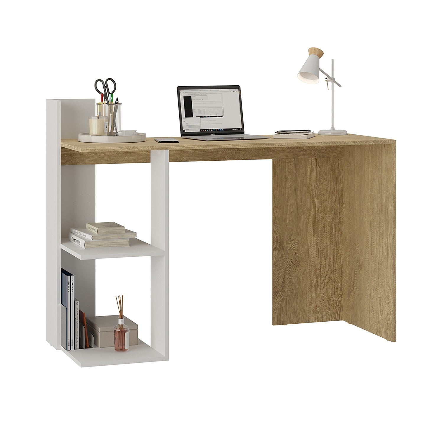 Escritorio Artur Natural, Blanco