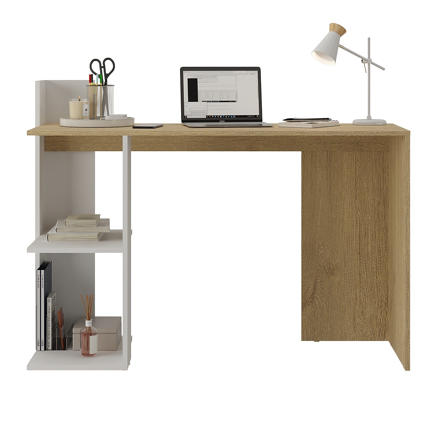 Escritorio Artur Natural, Blanco