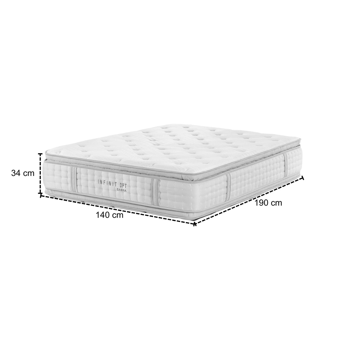 Colchón Doble Infinit Doble Pillow Top (Garantia 20 años)