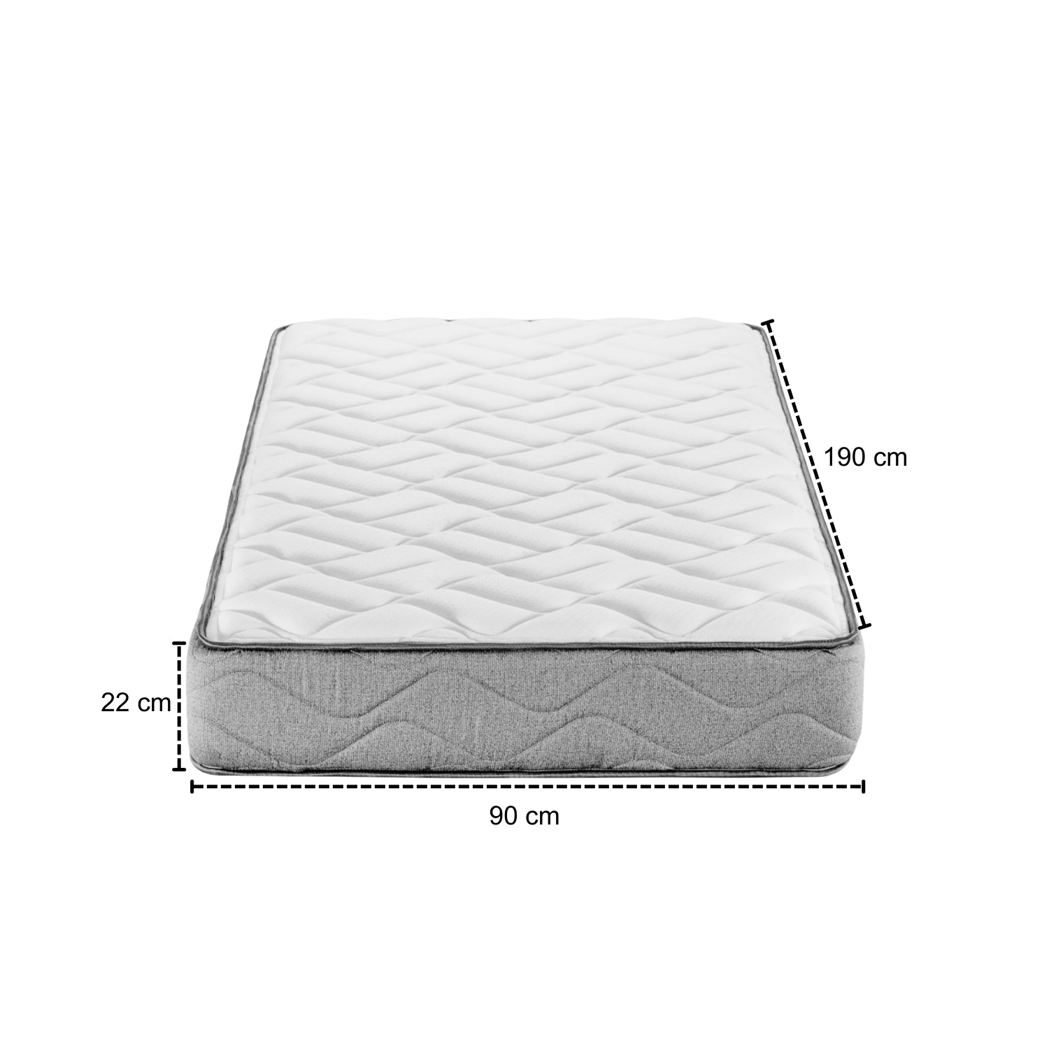 Colchón Twin 90X190X22 Essencial Tight Top (Garantia 5Años)