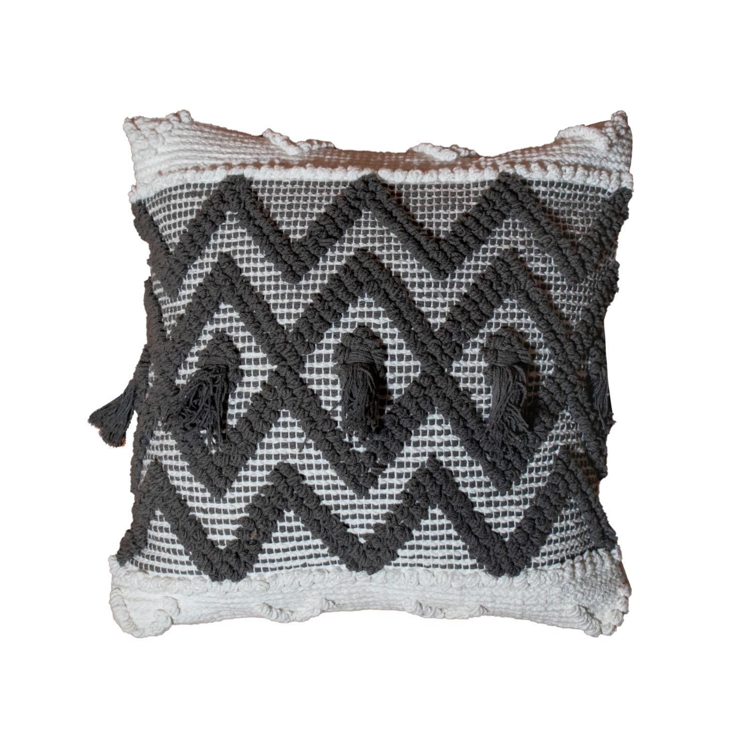 Cojín Elite 45X45 Priyanka Blanco, Gris 192