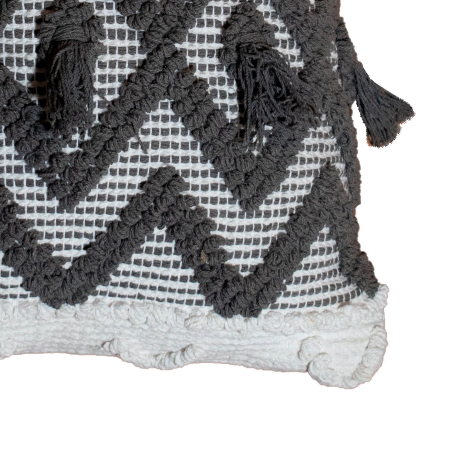 Cojín Elite 45X45 Priyanka Blanco, Gris 192