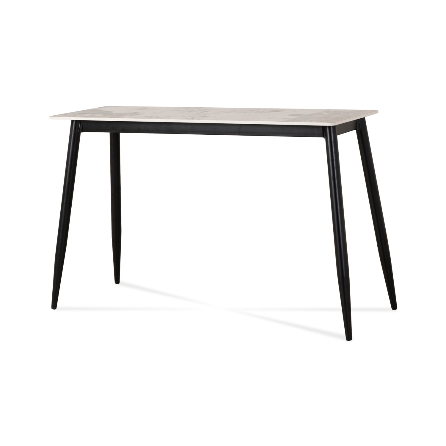 Consola Quina Negro, Vidrio Marmol