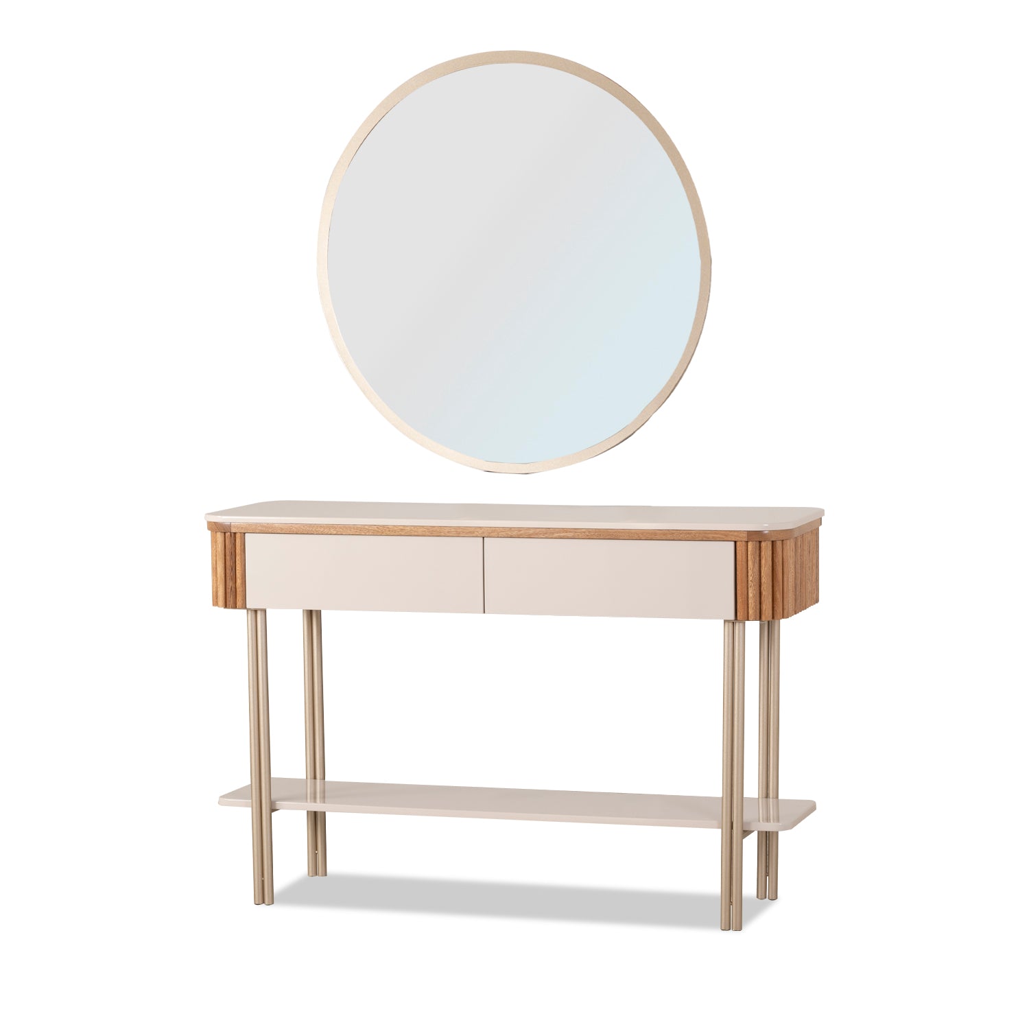 Consola Brooklyn Beige, Natural