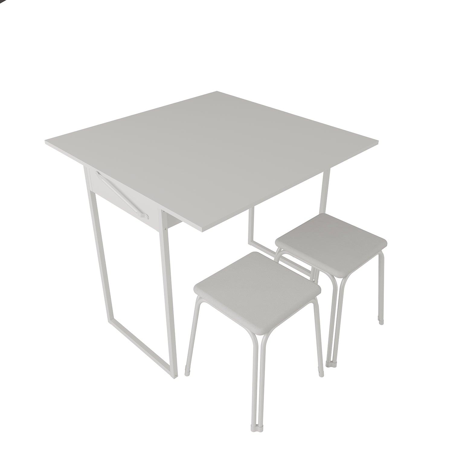 Escritorio 92X76X44 Canes Blanco Plegable