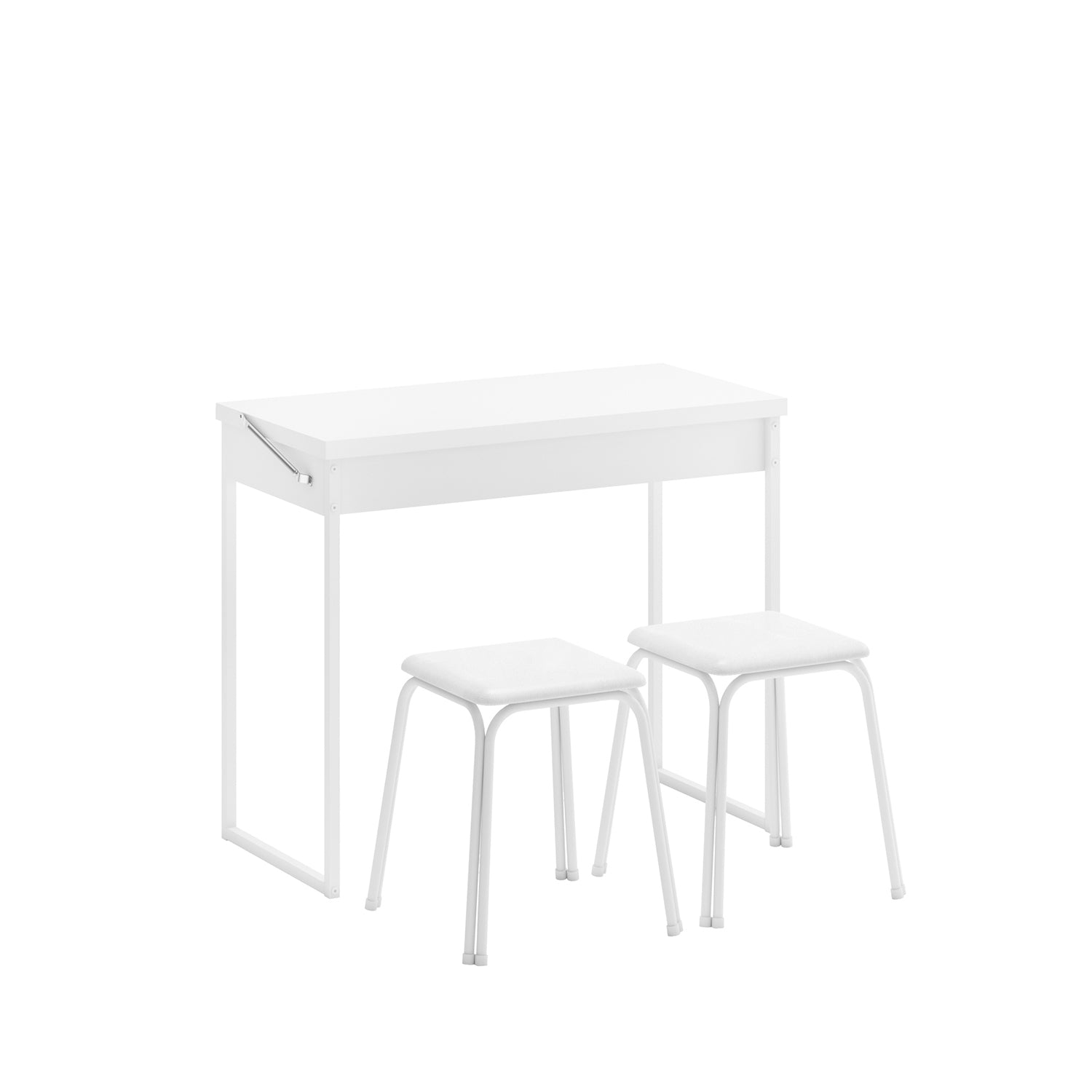 Escritorio 92X76X44 Canes Blanco Plegable