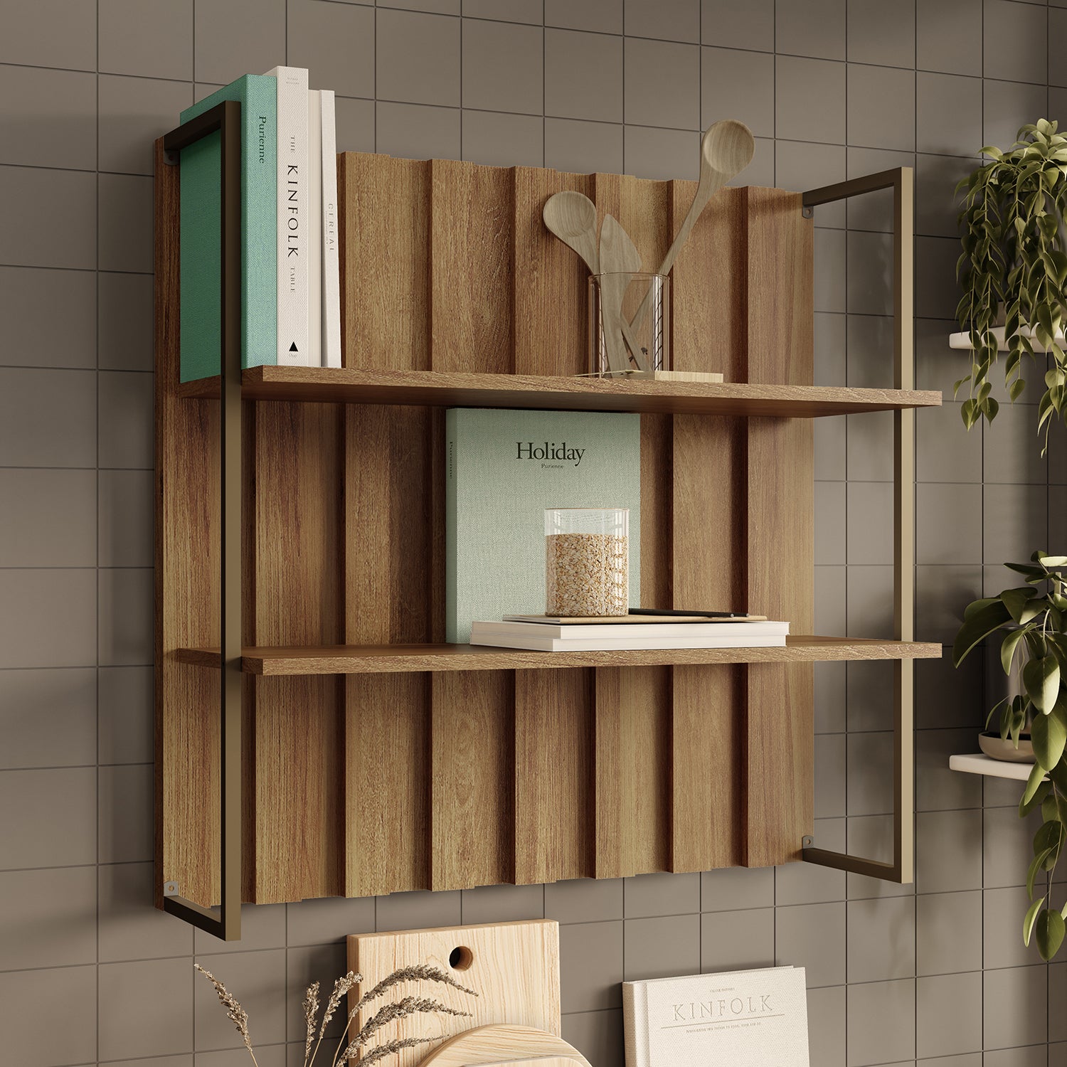 Repisa Dom 80X80X30 Natural