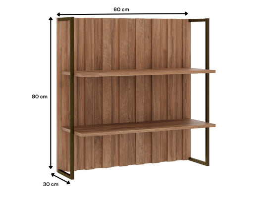 Repisa Dom 80X80X30 Natural