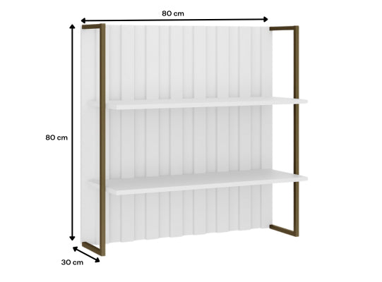 Repisa Dom 80X80X30 Blanco