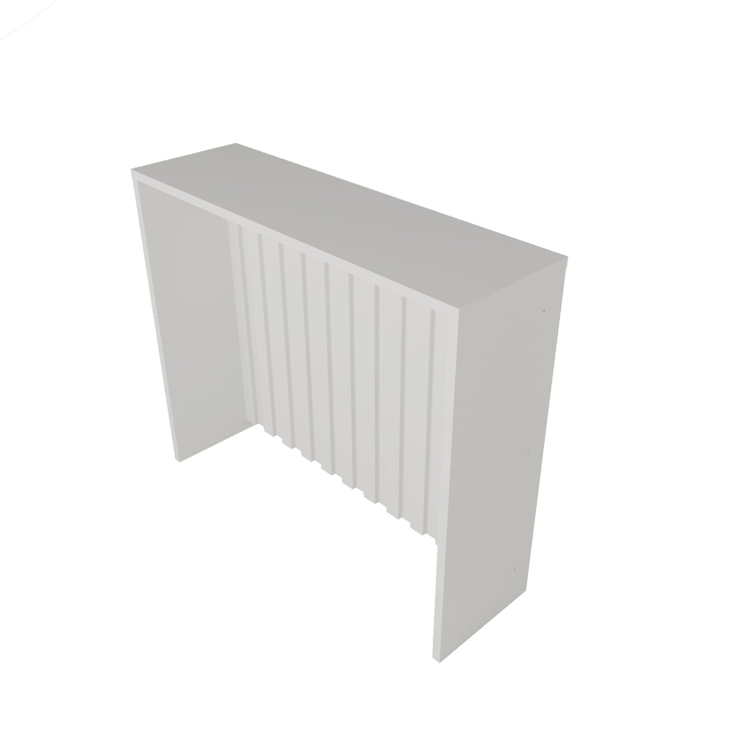 Mesa Barra Auxiliar Indy 120X100X36 Blanco