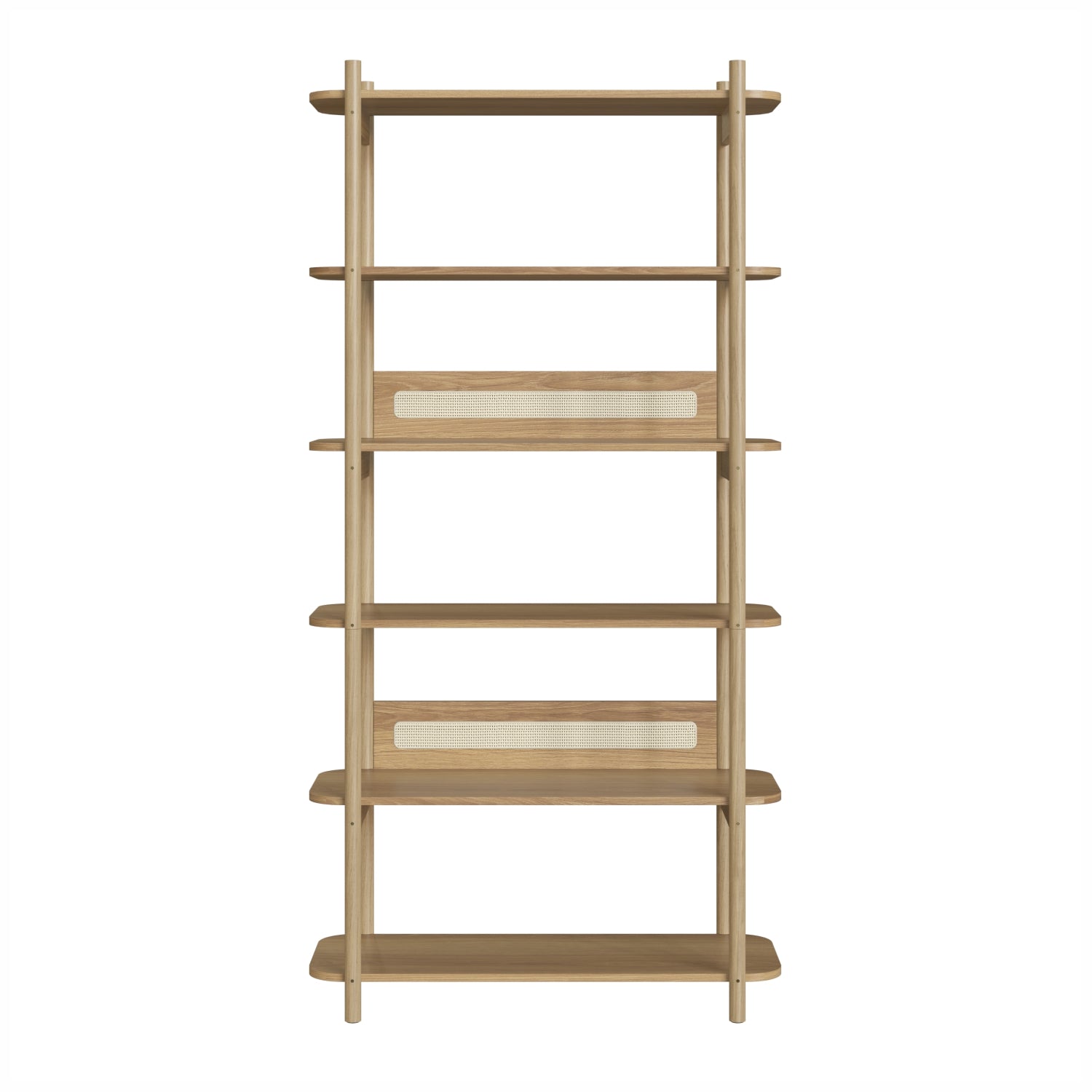 Biblioteca Santorini 90X180X36 Natural, Tejido