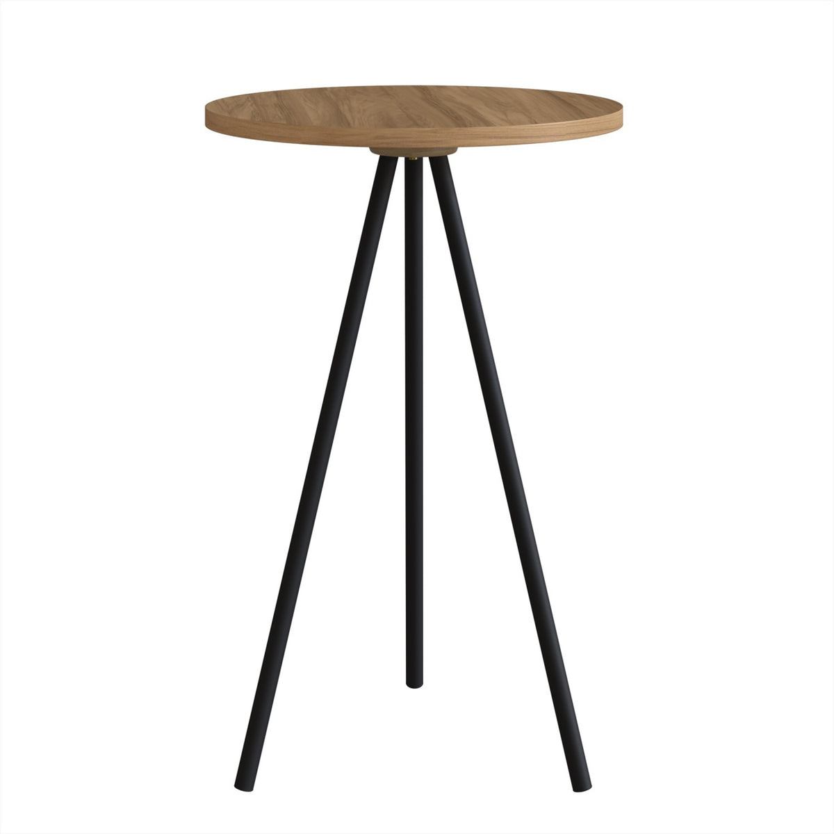 Mesa Auxiliar 35X53 Lilo Natural, Negro