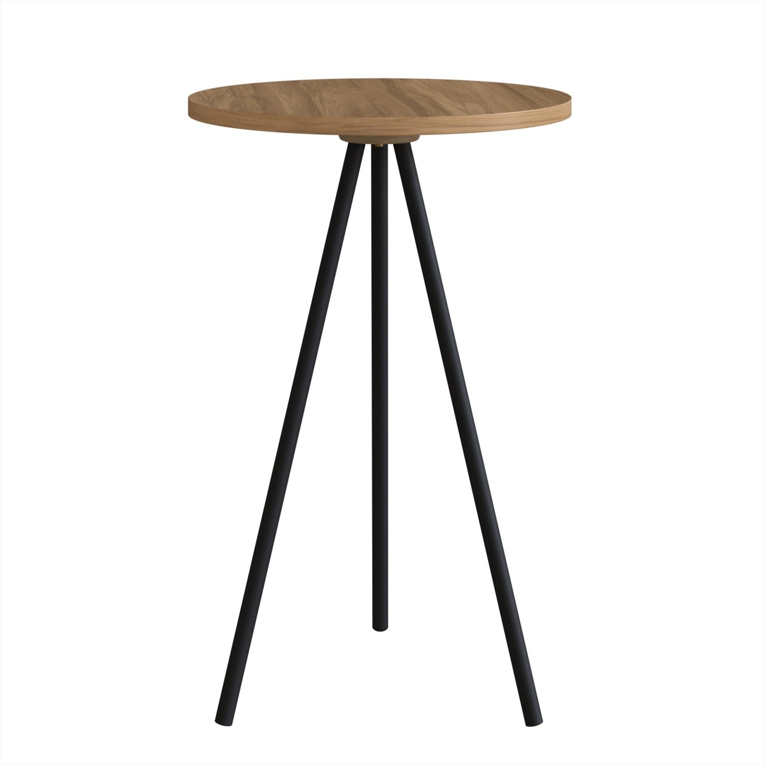 Mesa Auxiliar 35X53 Lilo Natural, Negro