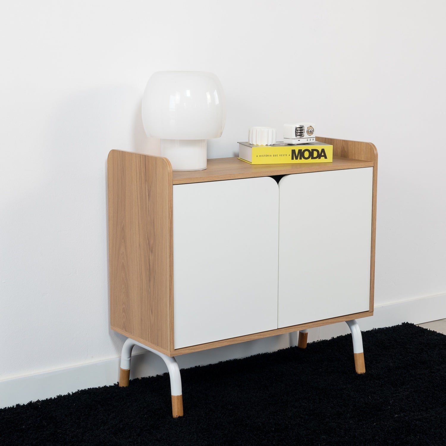 Biblioteca Baja Bilbao 80X78X36 Blanco