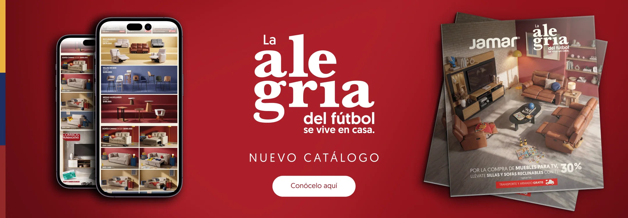 Catálogo la alegria del fútbol se vive en casa
