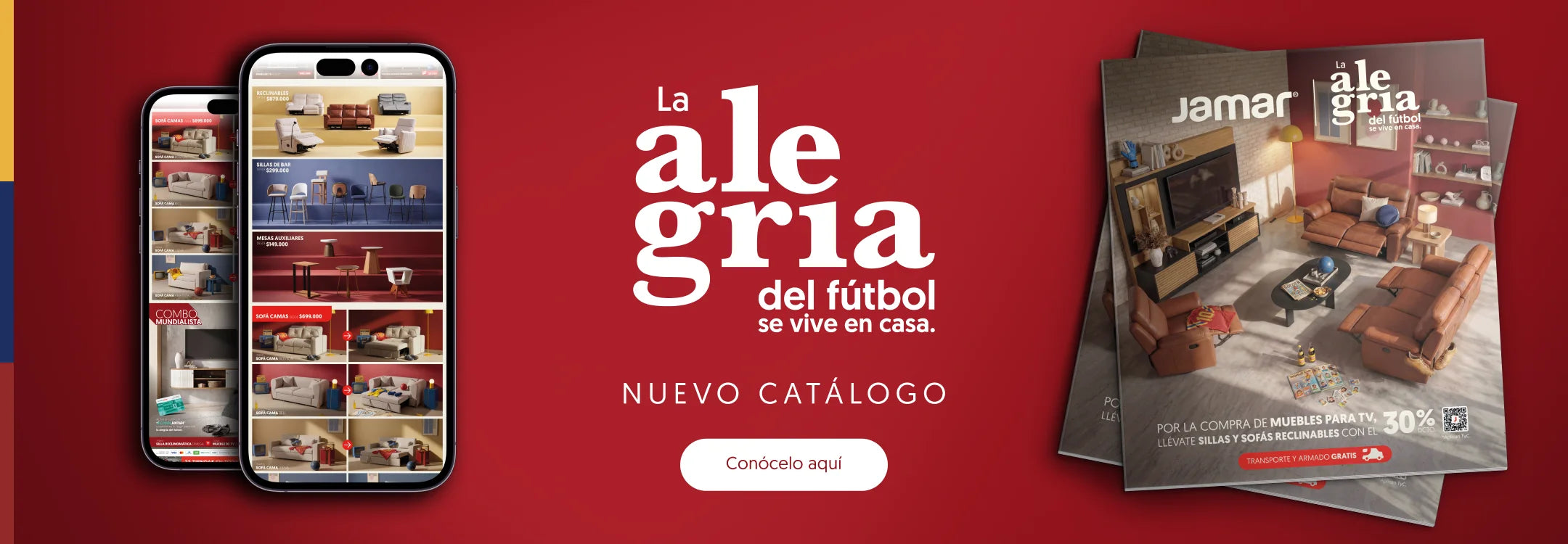 Catálogo la alegria del fútbol se vive en casa