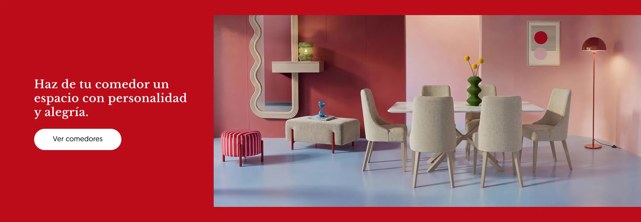 Haz de tu comedor un espacio con personalidad y alegria