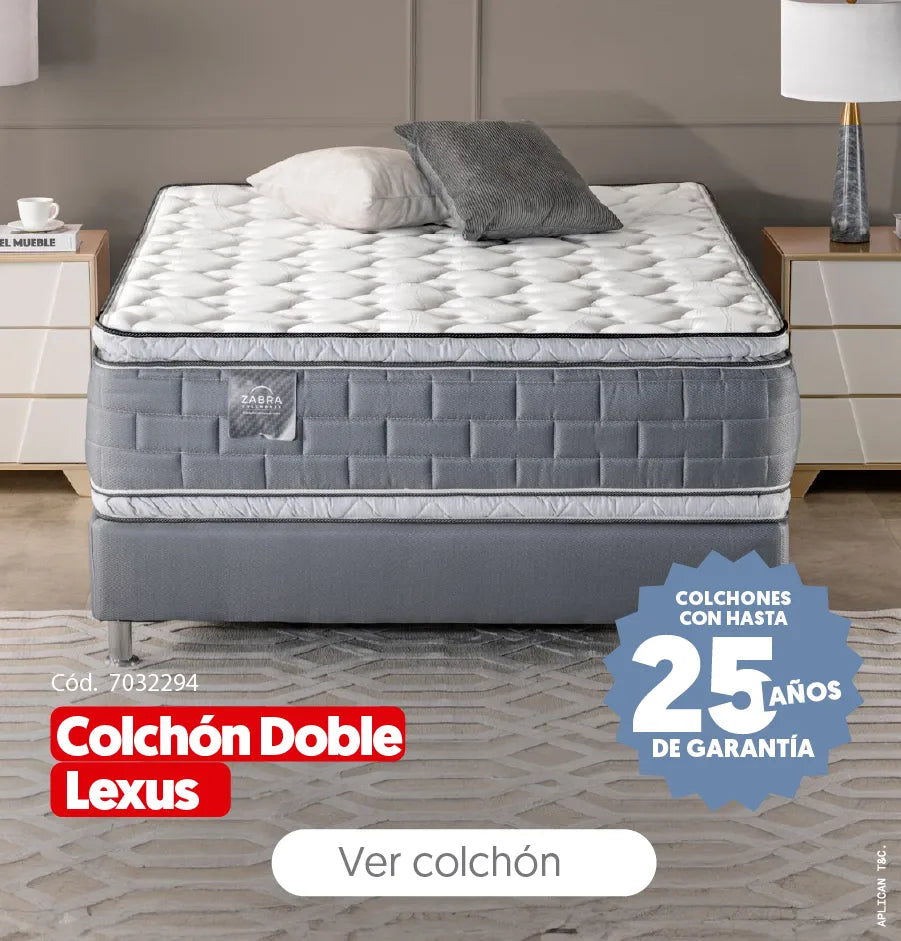 Colchones con hasta 25 años de garantía