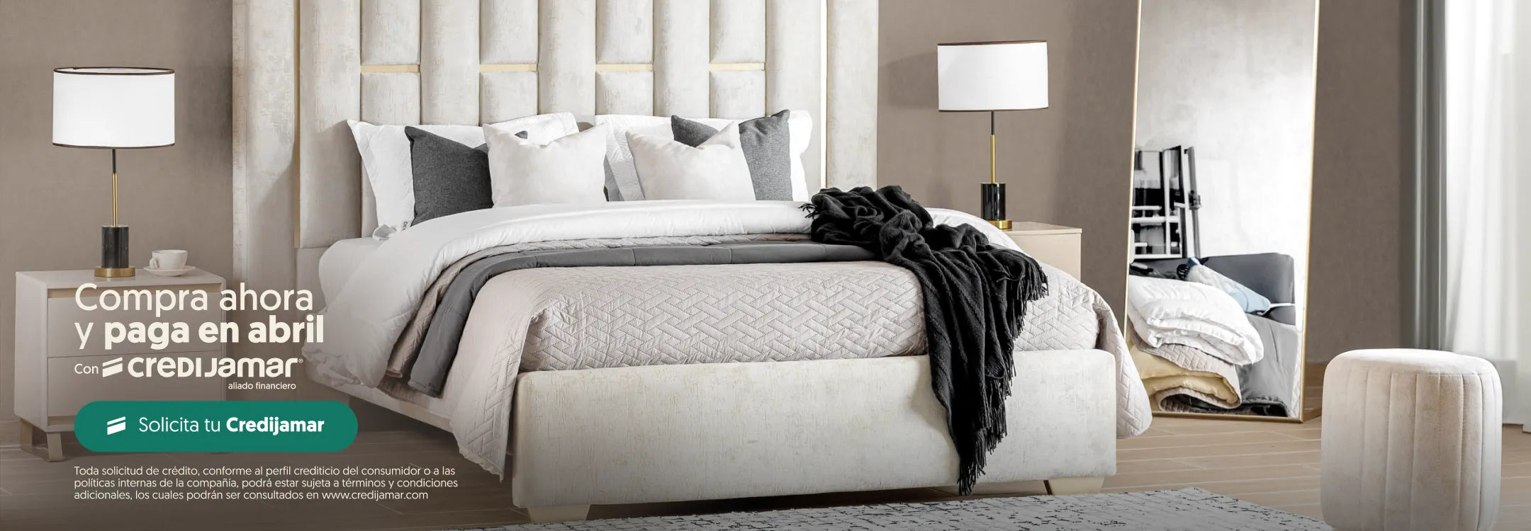 Compra ahora y paga en abril con credijamar