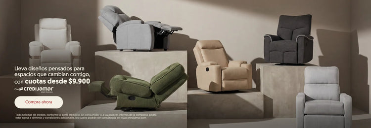 Lleva diseños pensados para espacios que cambian contigo