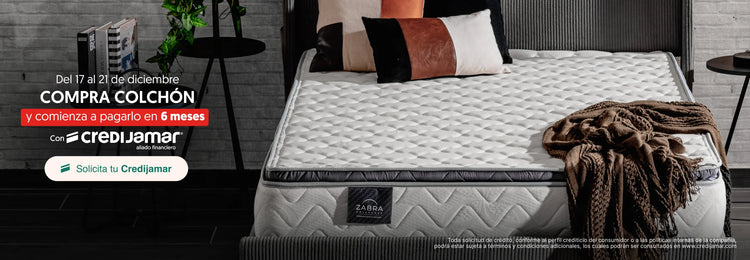 Compra colchón y paga en 6 meses
