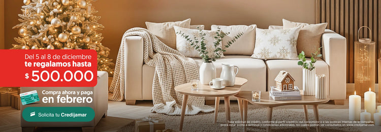 Del 5 al 8 de diciembre te regalamos hasta $500.000