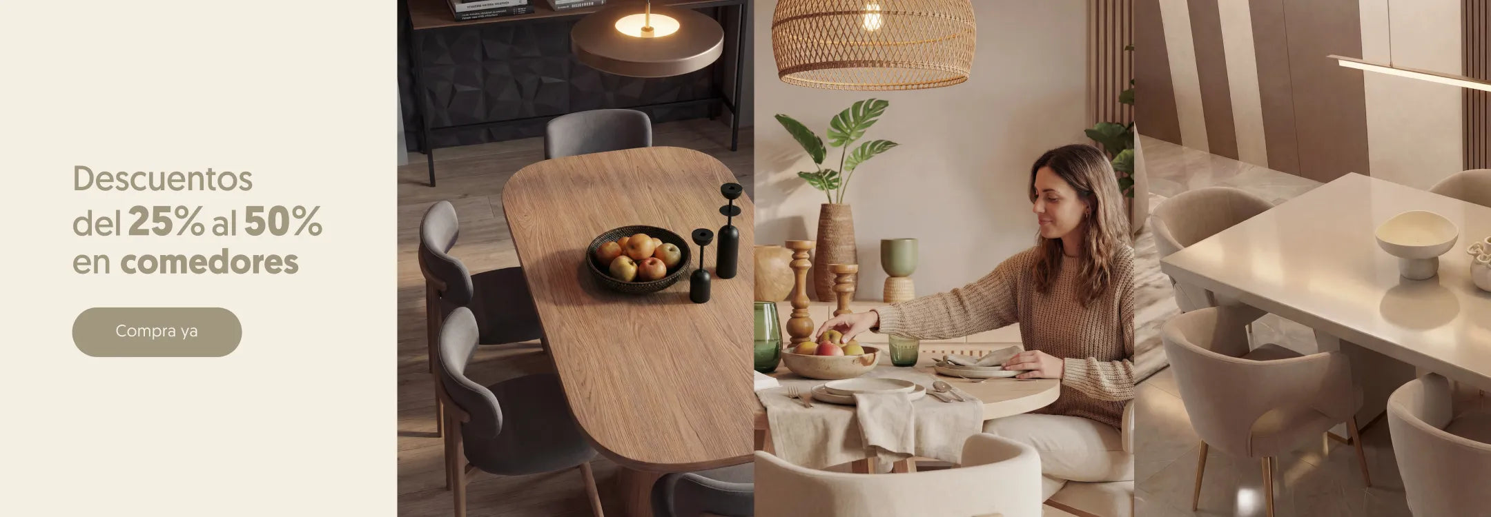 Descuentos del 25 al 50% en comedores