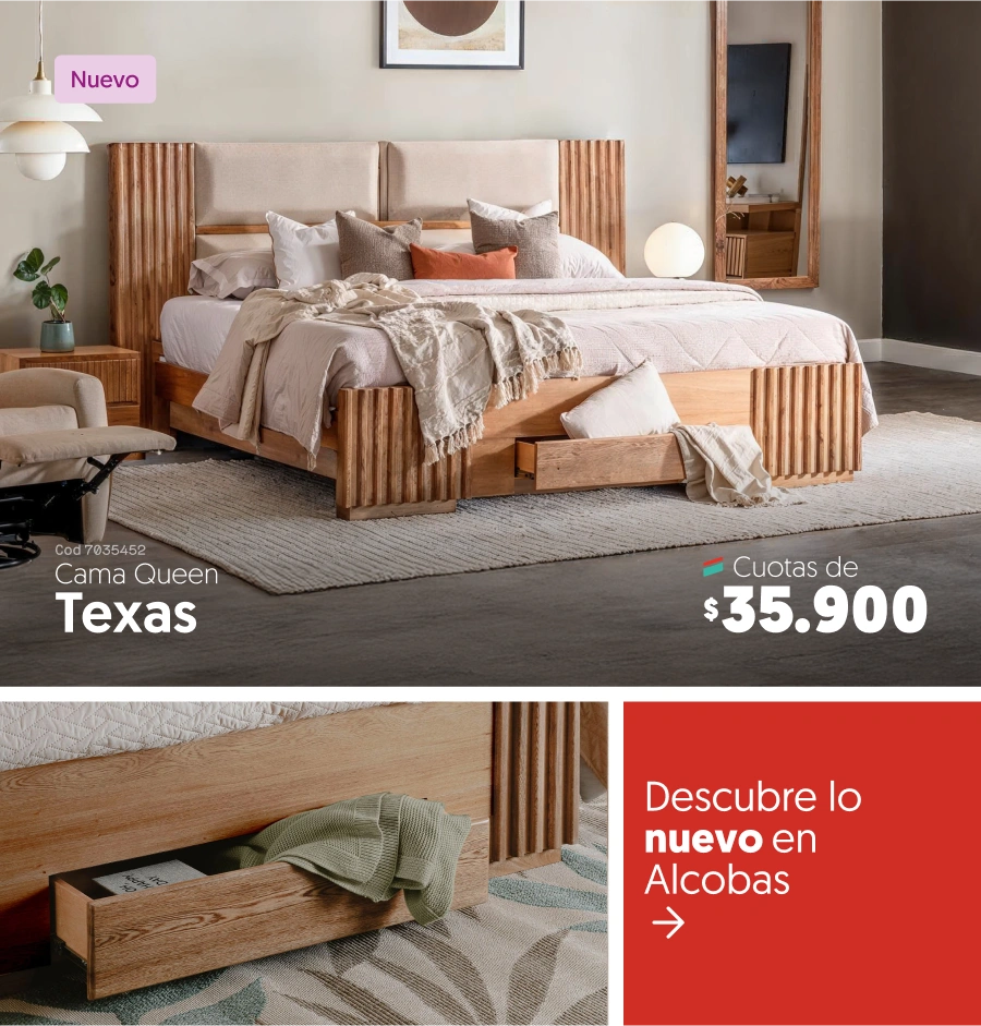 Cama texas cuotas de 35.900