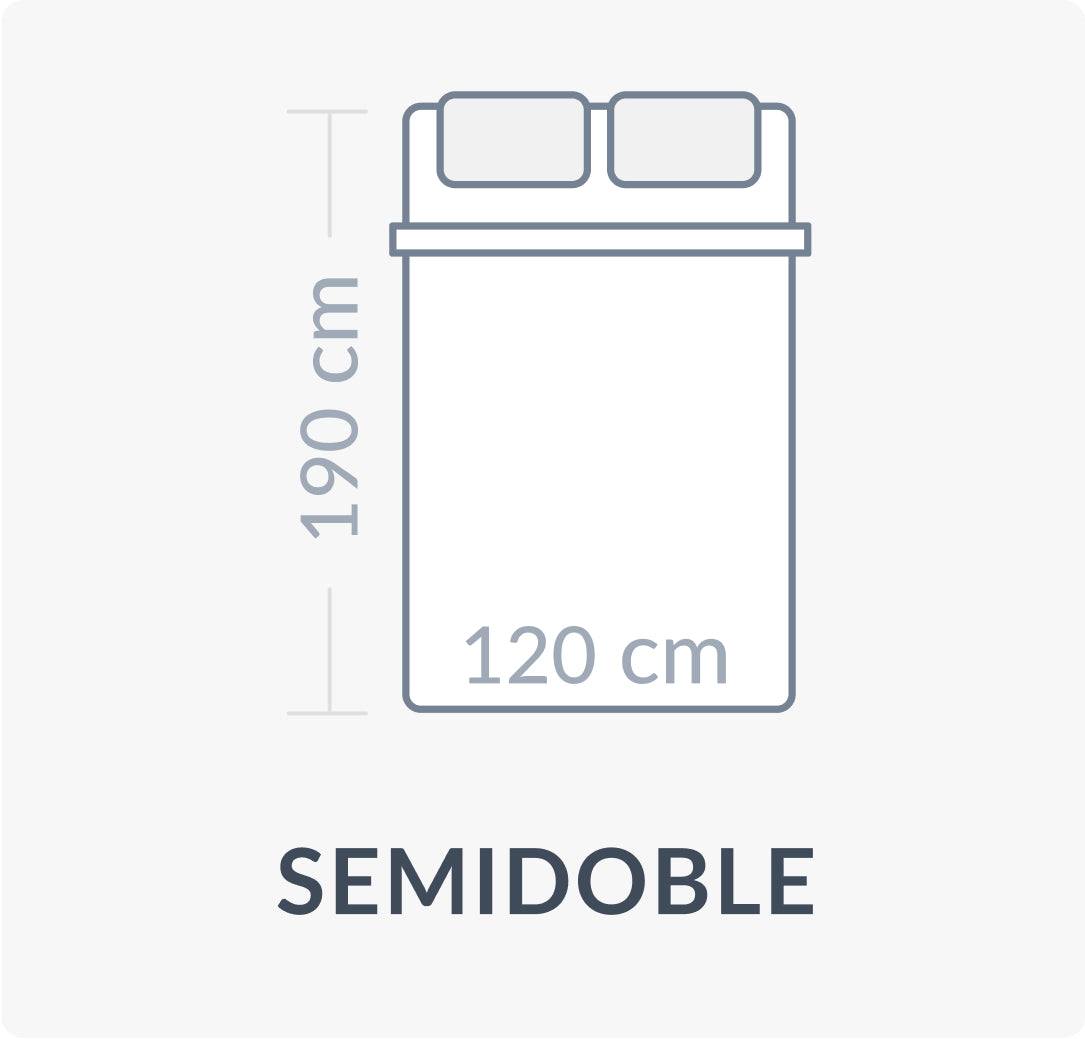 Medidas colchón semidoble - Jamar