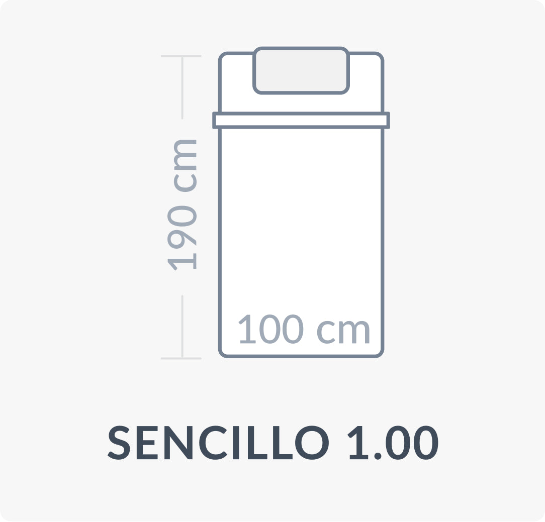 Medidas colchón sencillo - Jamar