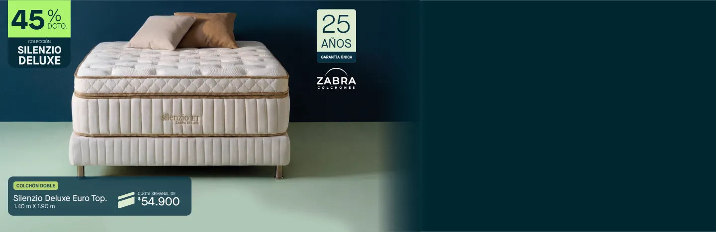 Colchón silenzio deluxe Euro top