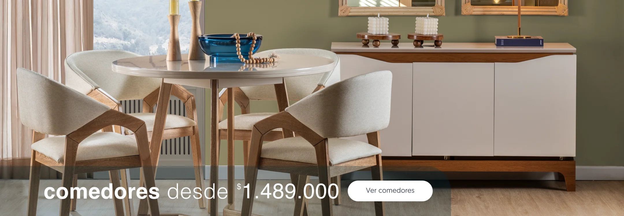 Comedores desde $1.489.000